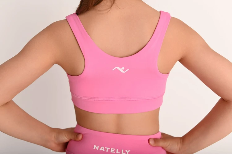 Mega wygodny top dla dziewczynki ActiveGlow różowy