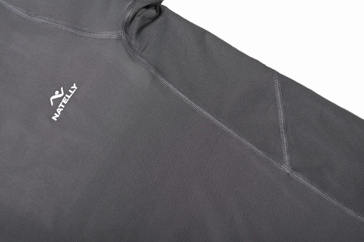 Koszulka chłopięca z przeszyciami i odblaskiem Action szara - przeszycia pod pachą