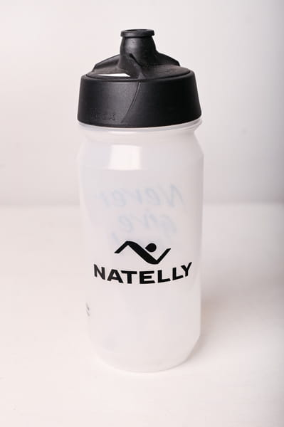 Bidon sportowy NATELLY BIO by Tacx - biały z logo Natelly