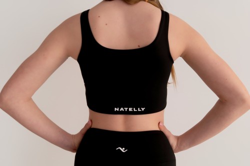 Top damski Lumina czarny - tył