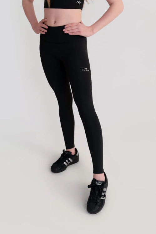 Legginsy damskie Horizon czarne - przód