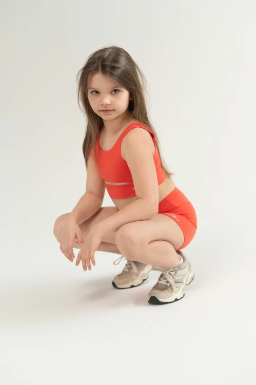 Top dla dziewczynki Lumina czerwony