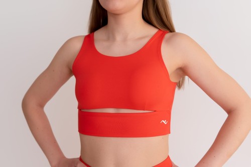 Top damski Lumina czerwony