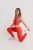 Legginsy damskie Horizon czerwone