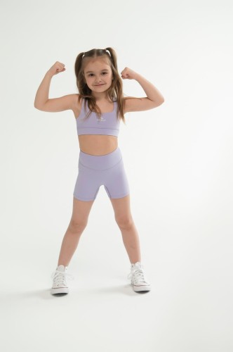 Szorty dla dziewczynki ActiveGlow jasny fiolet