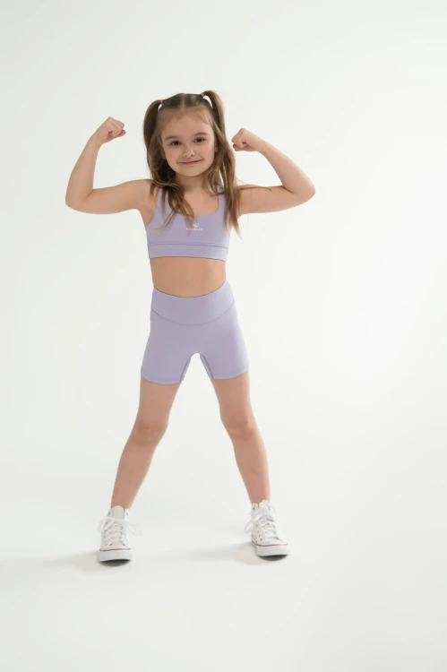 Szorty dla dziewczynki ActiveGlow jasny fiolet