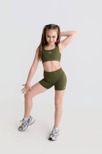 Szorty dziewczęce ActiveGlow zielony