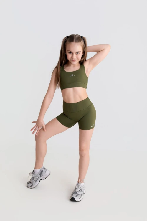 Szorty dziewczęce ActiveGlow zielony